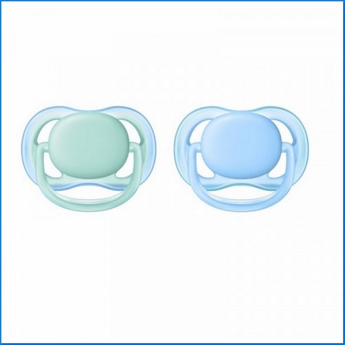 Imagen 1 de 4 de Avent Chupete Ultra Air Liso 0-6 Meses X 2 Uni 24420