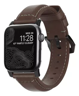 Correa Cuero Nomad Compatible Con Apple Watch 40mm Marrón