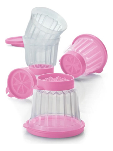 Molde Para Gelatina Tupperware 4pzs 125ml Vaso Para Postre