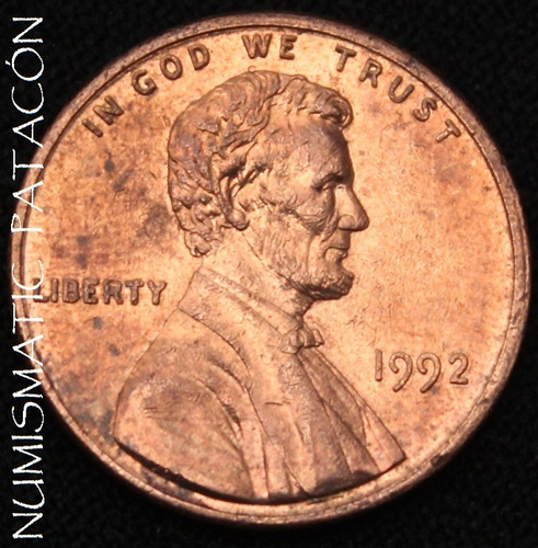Moneda Usa 1 Cent 1992