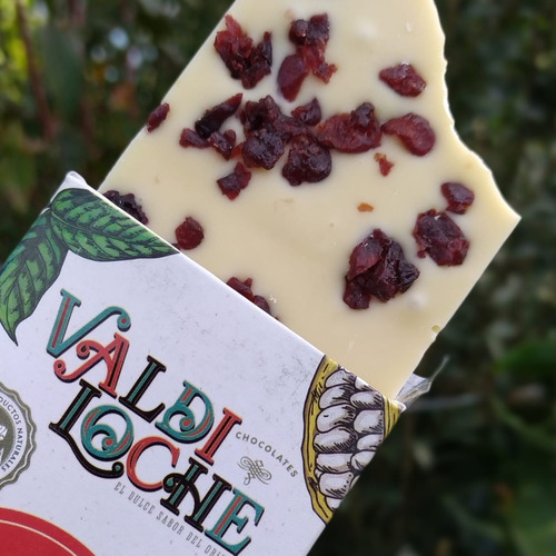 Imagen 2 de 2 de Chocolate Blanco Cranberry 36% Cacao
