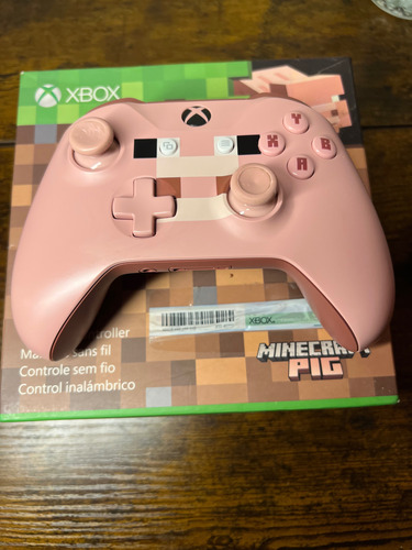 Control Joystick Xbox Wireless Minecraft Rosa (Usado)