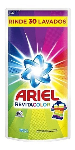 Detergente Ariel Liquido 1200 Ml Doypack Revita Color