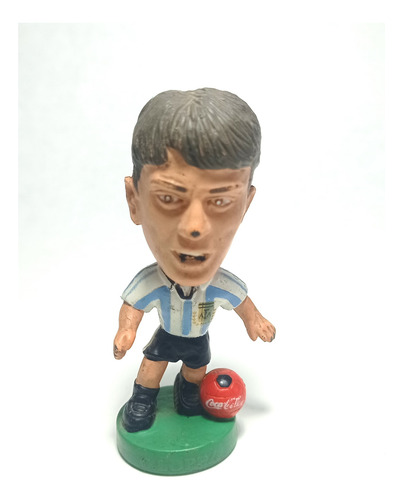 Muñeco Cabezón Coca Cola - C. Lopez - Colección Mundial 1998 (Usado)