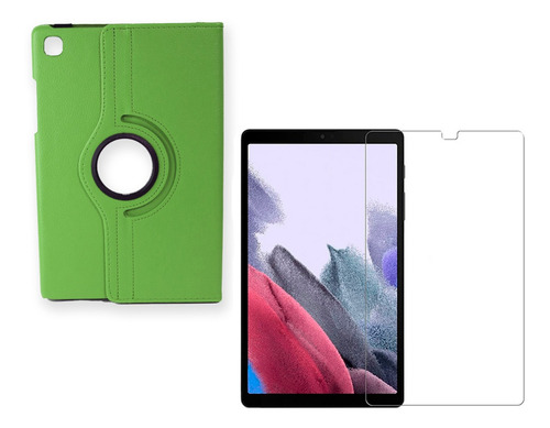 Imagen 1 de 7 de Funda + Lamina Para Tablet Samsung Tab A8 T290 Verde