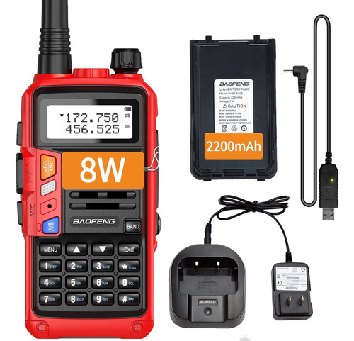 & Baofeng Uv S9 Plus 8w 4w 1w Radio Portatil Doble Banda