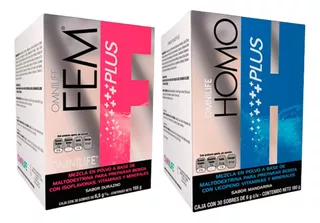 Suplementos Reguladores Hormonales Fem Plus + Homo Plus.