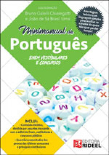 Minimanual De Portugues - Enem, Vestibulares E Concursos