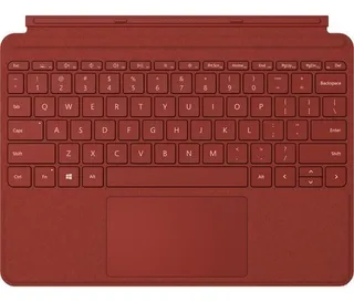 Teclado Microsoft Type Cover Para Surface Go Gen 1 - 2 - 3 Color Rojo