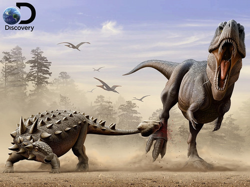 Imagen 2 de 5 de Puzzle Rompecabeza 500pzs Prime 3d Pelea De Dinosaurios10331