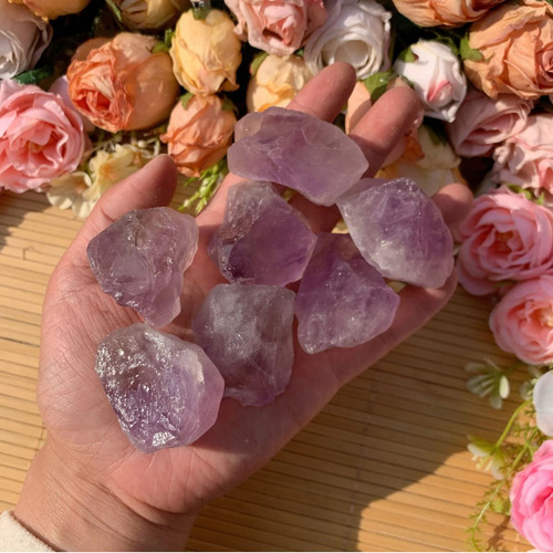 200g Pedra Bruta Ametista Natural Cristal De Proteção