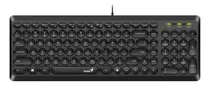 Comprar Teclado Genius Slimstar Q200 Usb Multimedia Sp Black