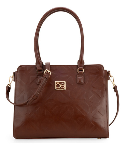 Bolsa Satchel Cloe Isarel I Mediano Color Marrón