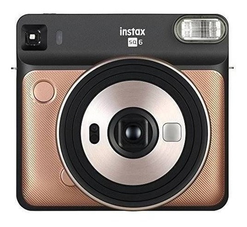 Fujifilm Instax Square Sq6 - Instant Film Camera - Blush Gol