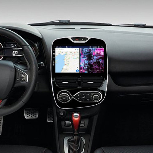 6+128g Auto Estéreo Táctil Para Renault Clio 4 Zoe 2016-2019