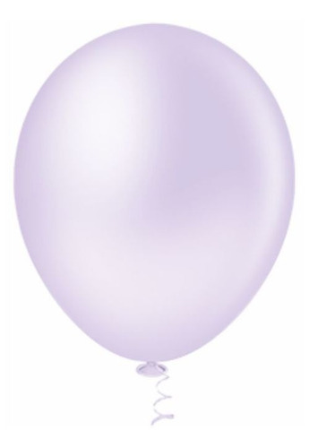 Balão Bexiga Candy Color 5 Polegadas Tema Infantil Revelação Cor Lilas Candy