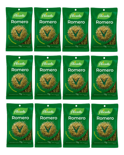 Romero Especias Alicante Blister Caja 12x15g Condimentos