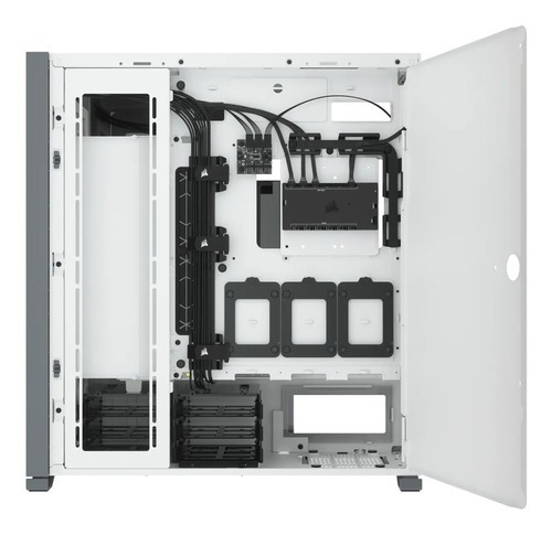 Gabinete Corsair Icue 7000x Rgb Vidrio Templado Torre Blanco