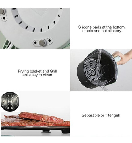 Freidora De Aire Eléctrica Freidora De Aire Caliente Horno