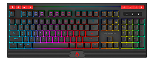 Teclado Gaming Marvo Pro Mecánico Membrana Con Iluminación