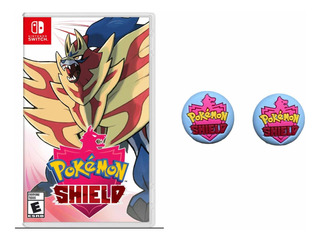 Pokemon Shield + 2 Grips Nintendo Switch Nuevo