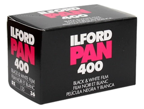 Filme Fotográfico Ilford Pan Iso 400 36 Poses Preto E Branco