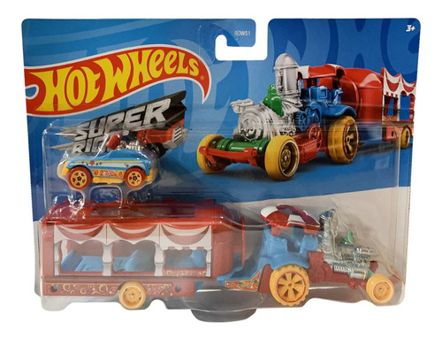 Hot Wheels - Super Rigs - Car-nival Steamer - 1/64 - Fkw89