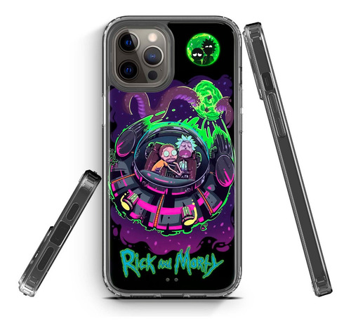 Funda Para iPhone Acrigel Rick And Morty Space