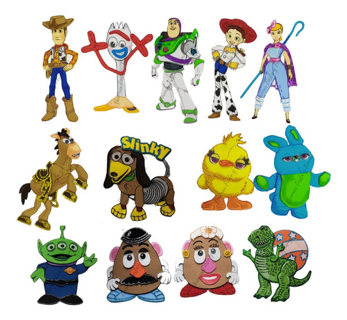 Figuras De Foamy Toy Story 20cm 45 Pzs Fomi Dulcero 3 Kits