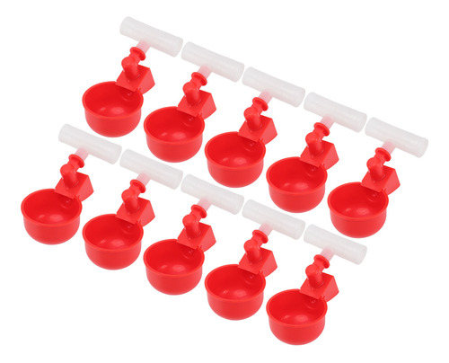 Juego De 10 Vasos Para Bebederos Para Pollo, Llenado Automát