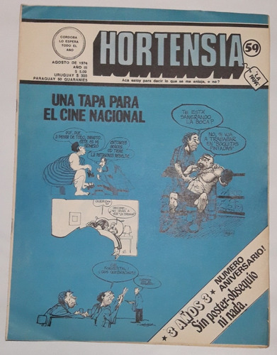 Revista Hortensia #59 Agosto 1974 