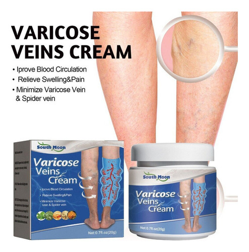 Crema Calmante Venosa South Moon, 5 Unidades, 20 G