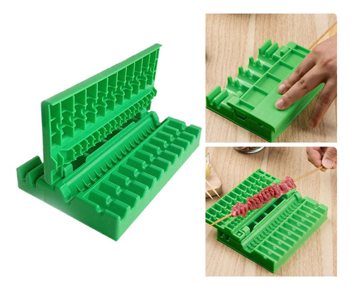 Brochetas Para El Hogar, Máquina Para Hacer Kebab, Verde