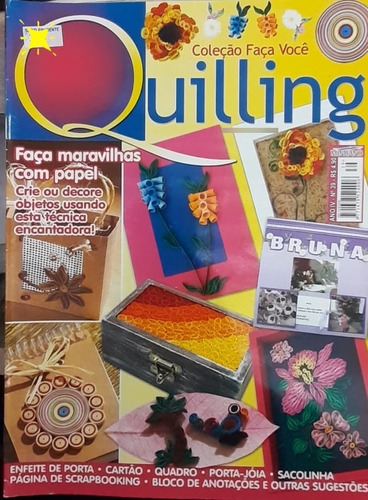 Revista Quilling Nº 39 Col. Faça Você 