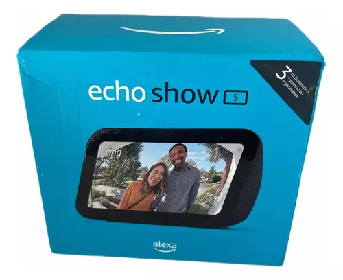Echo Dot 5th Gen with clock com assistente virtual Alexa, display  integrado - blue 110V/240V