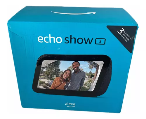 Echo Show 5 3era Generacion Charcoal 2023 Color Negro