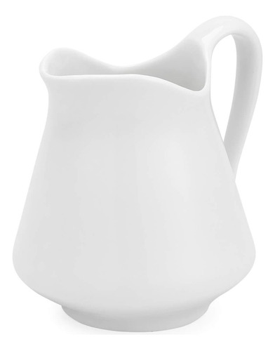 Jarra Porcelana 750 Ml Leiteira Louça 13,5 Cm Altura