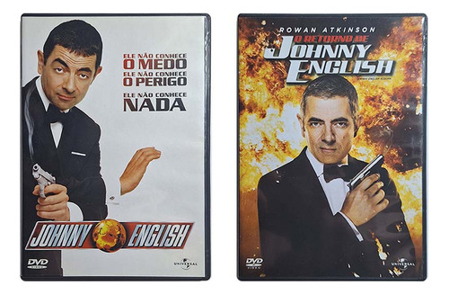 Dvds Johnny English 1-2 - Mr. Bean | Original | Frete Grátis
