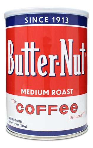 Café Molido Butter-nut Original Blend, Tueste Medio, Lata De