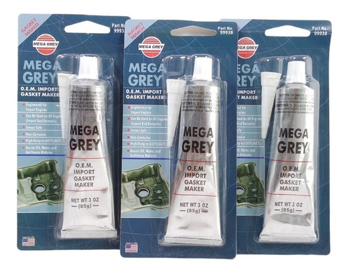 Silicon Gris Mega Grey Para Empacaduras Y Multiuso 