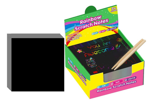 Papel Para Rascar Arcoíris Papel Para Rascar Arcoíris Juego