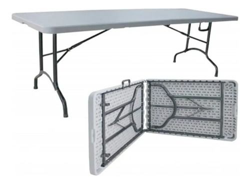 Mesa Plegable Tipo Maleta 1.80 Camping/paseo/eventos 