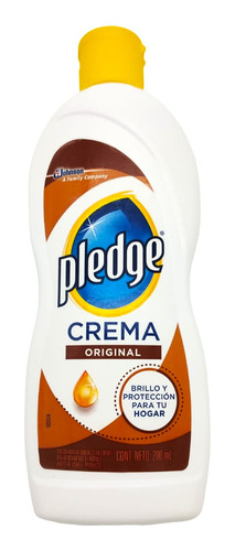 Lustrador De Muebles En Crema Pledge 200ml