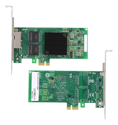 Tarjeta De Red Para I350-t2v2 I350am2 Pcie X1 Double Port