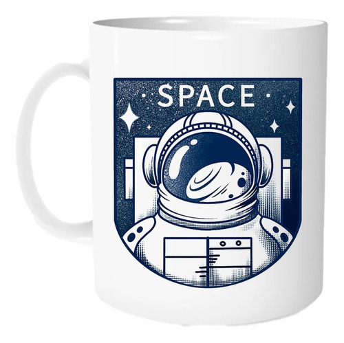 Taza Cerámica 11oz Astronauta Espacio Universo