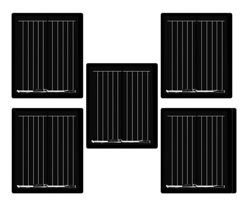 5 Piezas Tablero Solar Portátil Cargador De Batería Diy