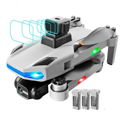 Mini Drone Con Cámara Evitar Obstáculos 8k Gps Wifi 3
