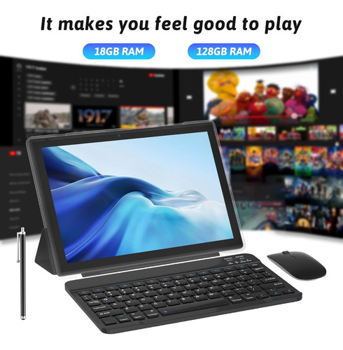Android 15 Tablet 10 Polegadas Tablet 2 Em 1tablets Com T...