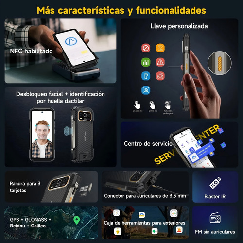 Celular Ulefone Armor 27 Dual Sim Phone Robusto 24 Gb Ram 256 Gb Rom