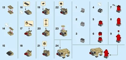 Lego 3 En 1 Creator 30542 68 Piezas Original